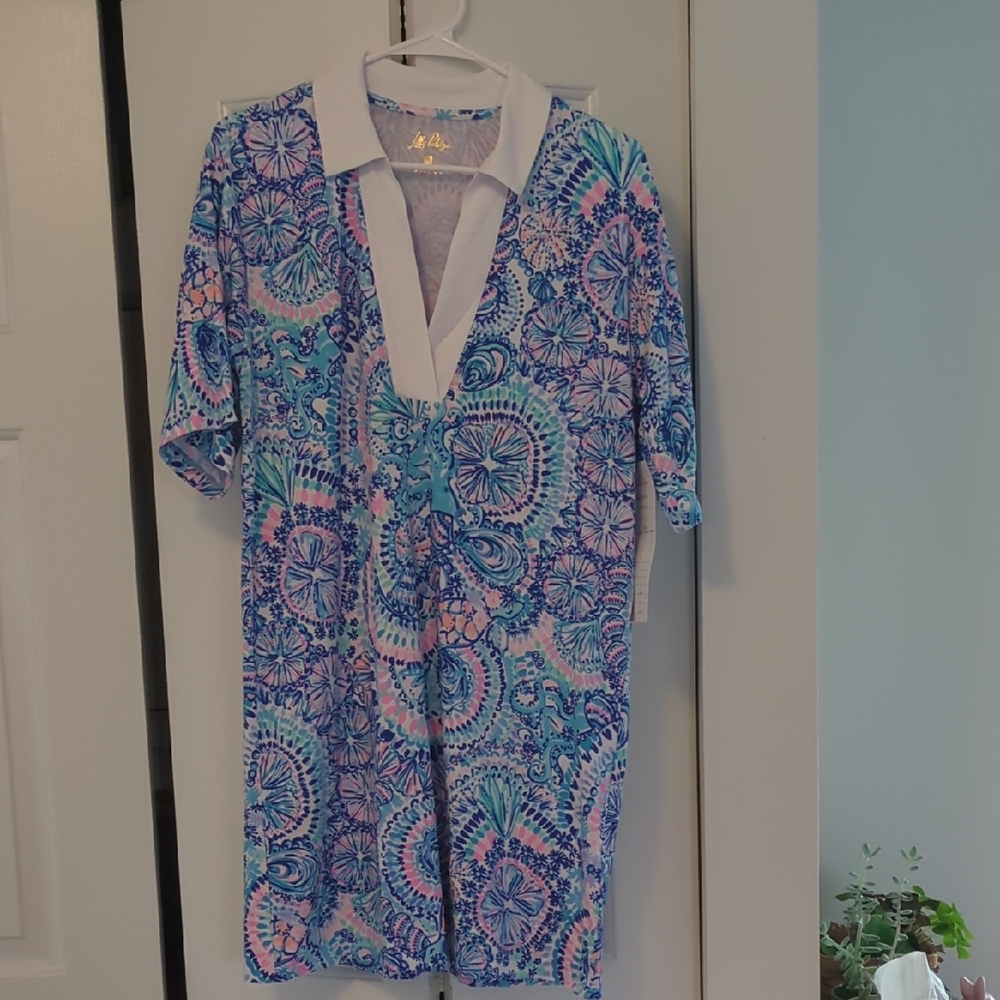 Lilly Pulitzer Alden Dress in Commotion In The Ocean